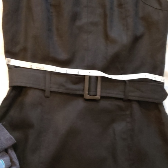 Black linen sleeveless Dress - Picture 7 of 7